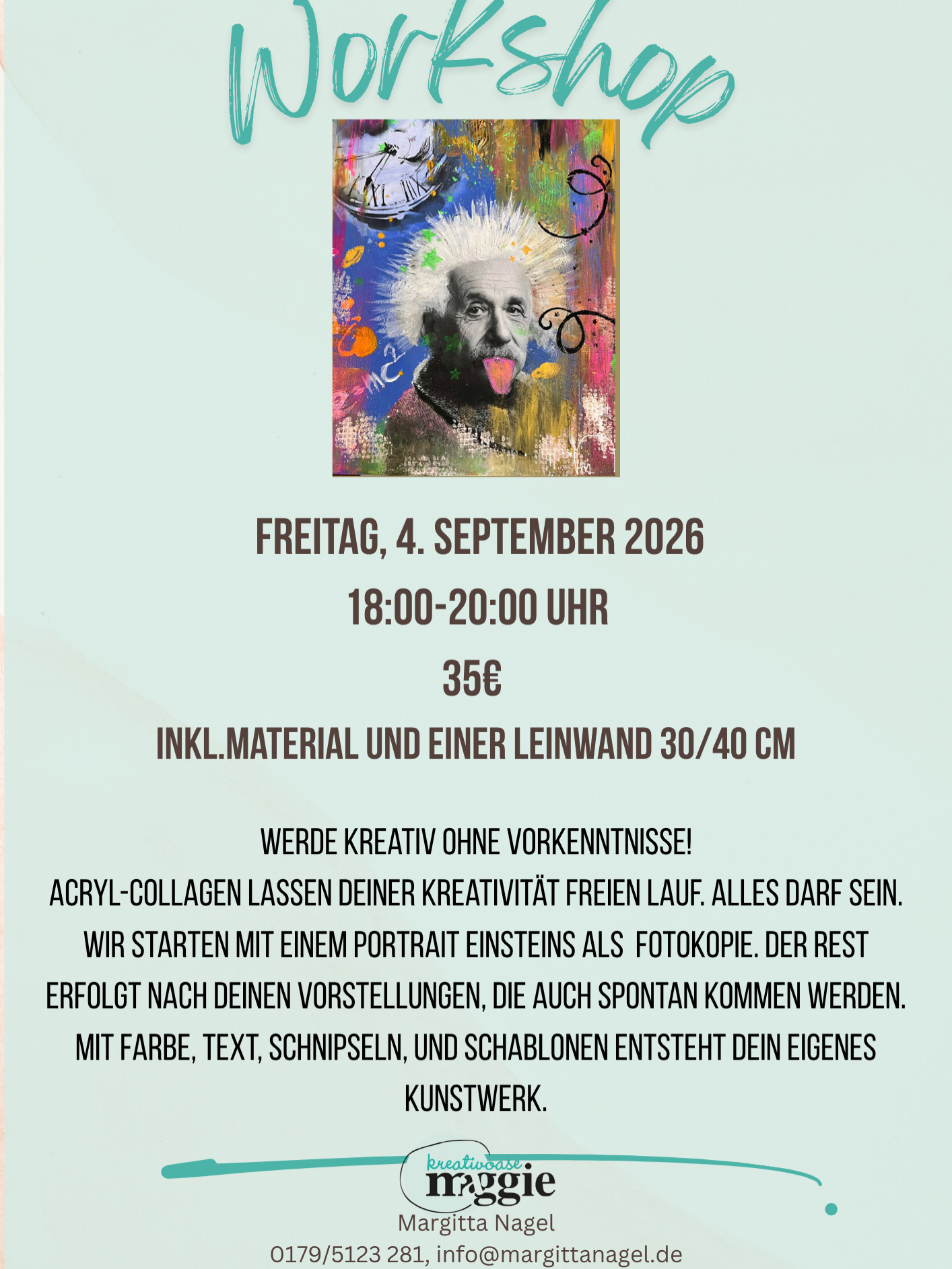 Kopie Von Kopie Von Kopie Von Kopie Von Kopie Von Kopie Von Kopie Von Kopie Von Kopie Von Kopie Von Grün Beige Braun Schlicht Werbung Kunst Workshop Flyer   1